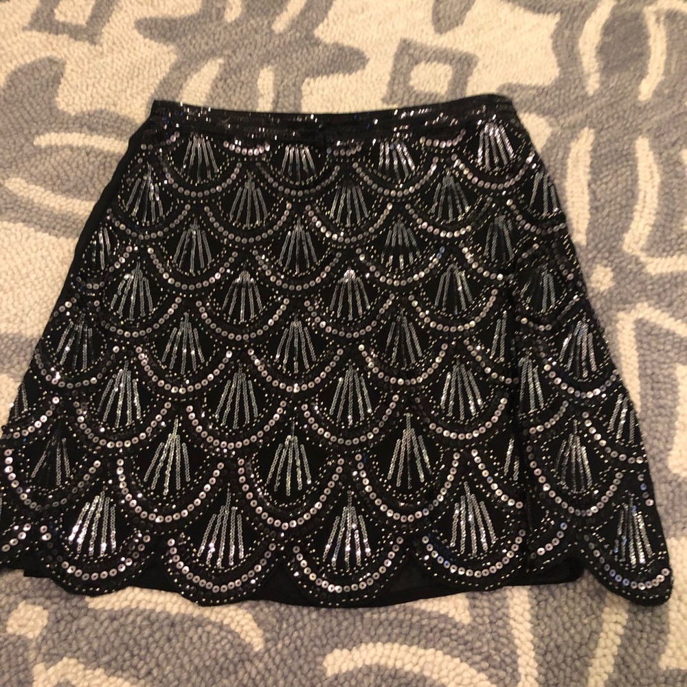 Francesca’s sequins skirt